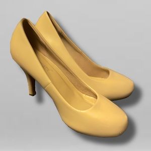 Delicacy Women's Round Toe Slip on Patent Pumps Stilettos Shoes Taupe 7